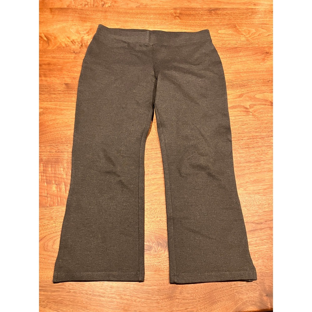Quince Charcoal Gray Bootcut Yoga Pants Lounge Workout Leggings Size‎ L